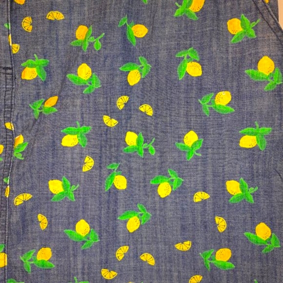 Karen Scott Denkm Lemon Print Skort Plus Size 18 - Picture 4 of 4